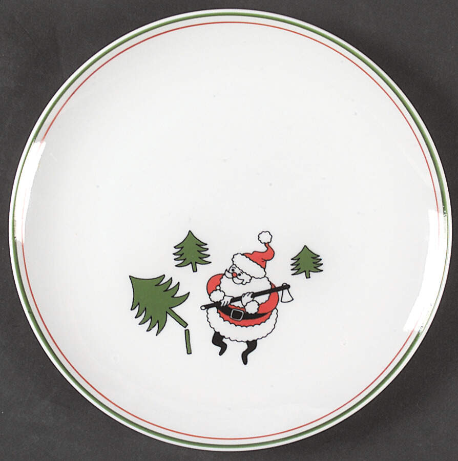 Variations (Christmas) Salad Plate by Fitz & Floyd-1