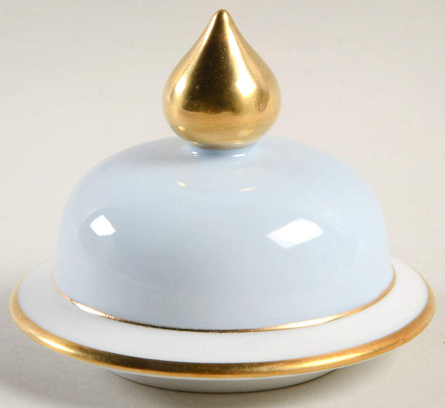 Versailles Bleu Lid for Small Ginger Jar by Fitz & Floyd-1