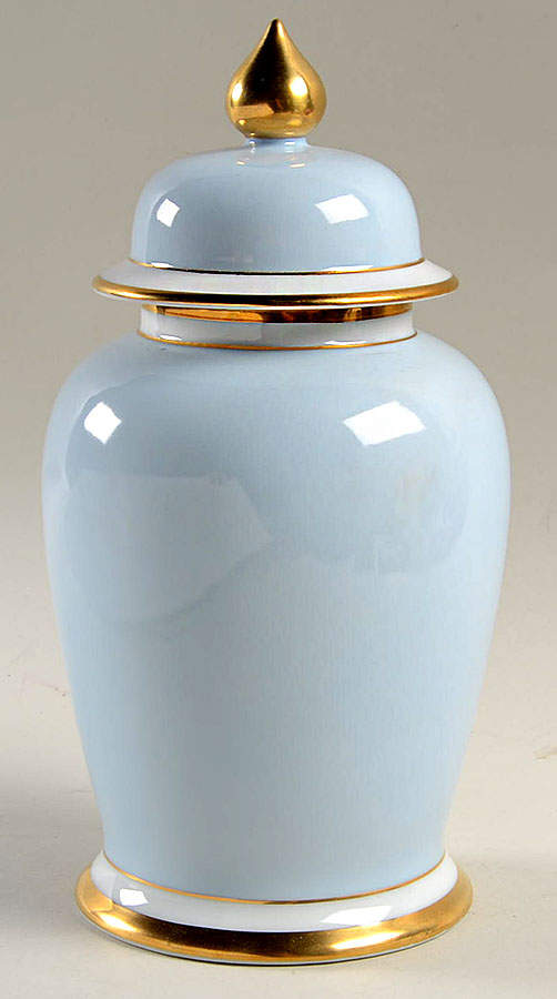 Versailles Bleu Small Ginger Jar & Lid by Fitz & Floyd-1