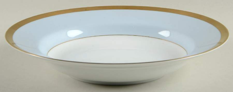 Versailles Bleu Large Rim Soup Bowl by Fitz & Floyd-1