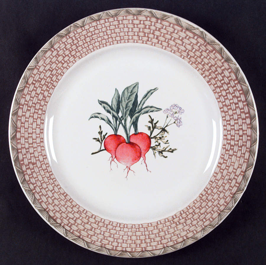 Vegetable Basket Dinner Plate by Fitz & Floyd-1