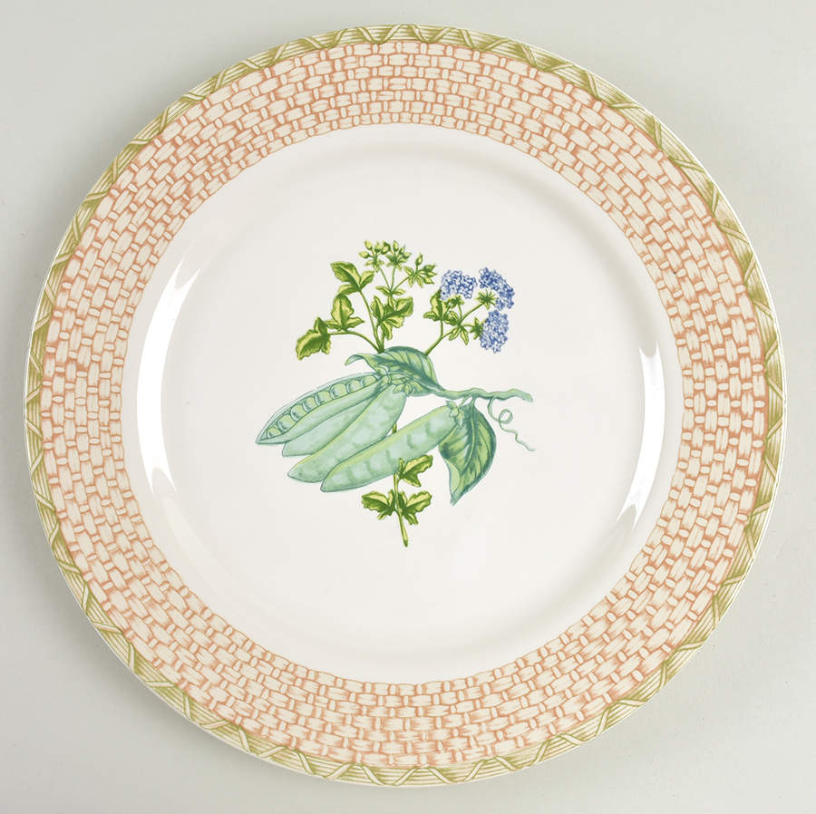 Vegetable Basket 12" Chop Plate (Round Platter) by Fitz & Floyd-1