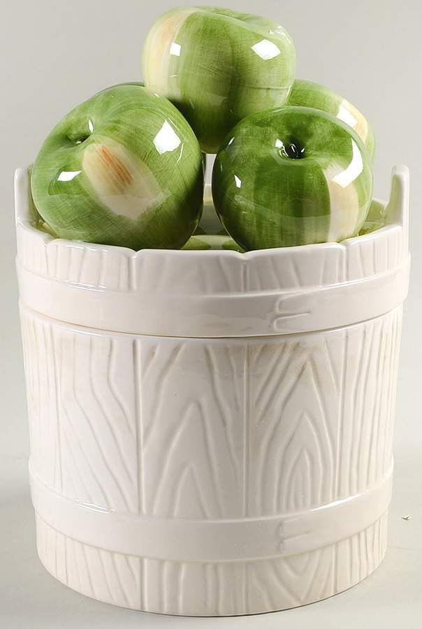 Vegetable Garden Medium Figural Canister & Lid by Fitz & Floyd-1