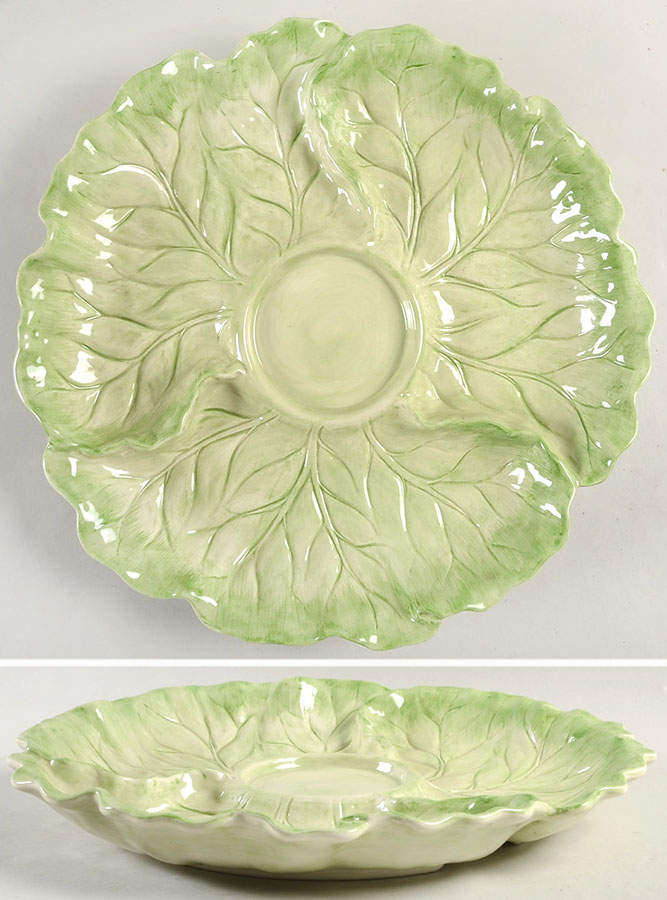 Vegetable Garden Chip & Dip-Base Only by Fitz & Floyd-1