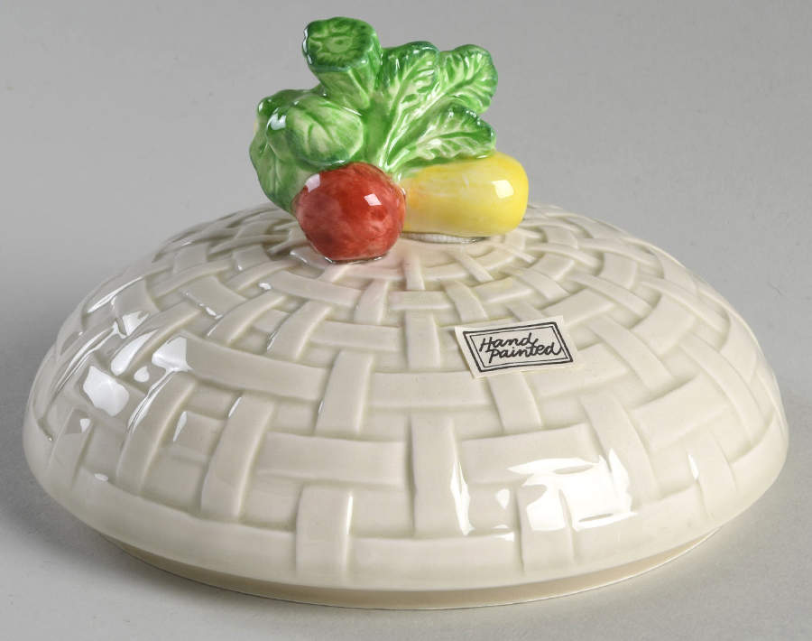 Vegetable Garden Lid for Covered Soup Bowl by Fitz & Floyd-1