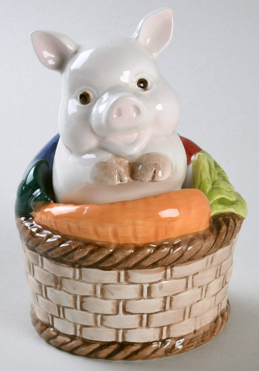 Vegetable Garden Salt & Pepper Set by Fitz & Floyd-1