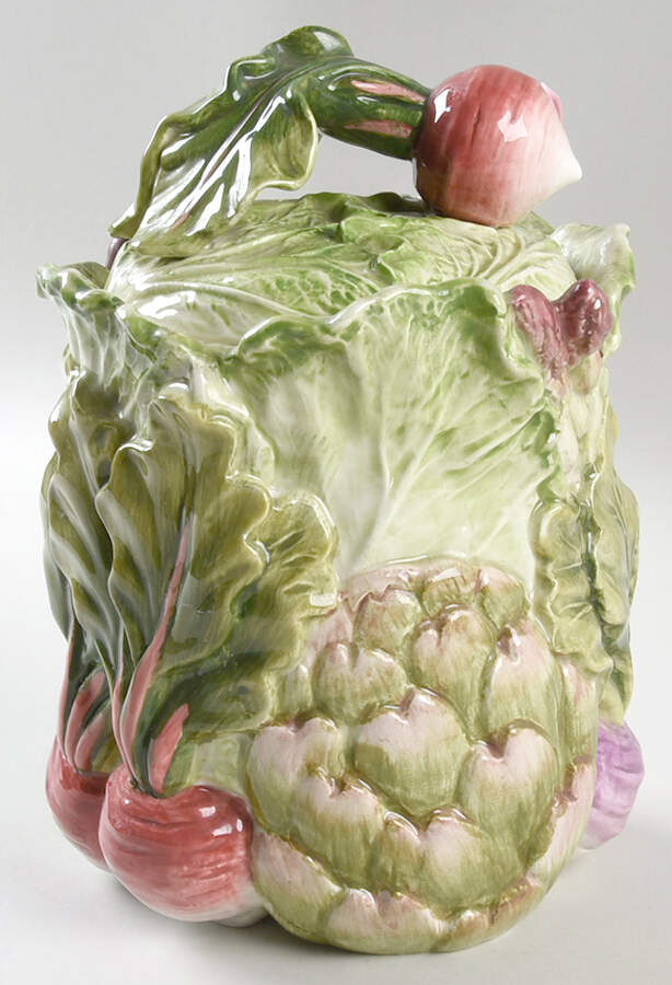Vegetable Garden Medium Figural Canister & Lid by Fitz & Floyd-1