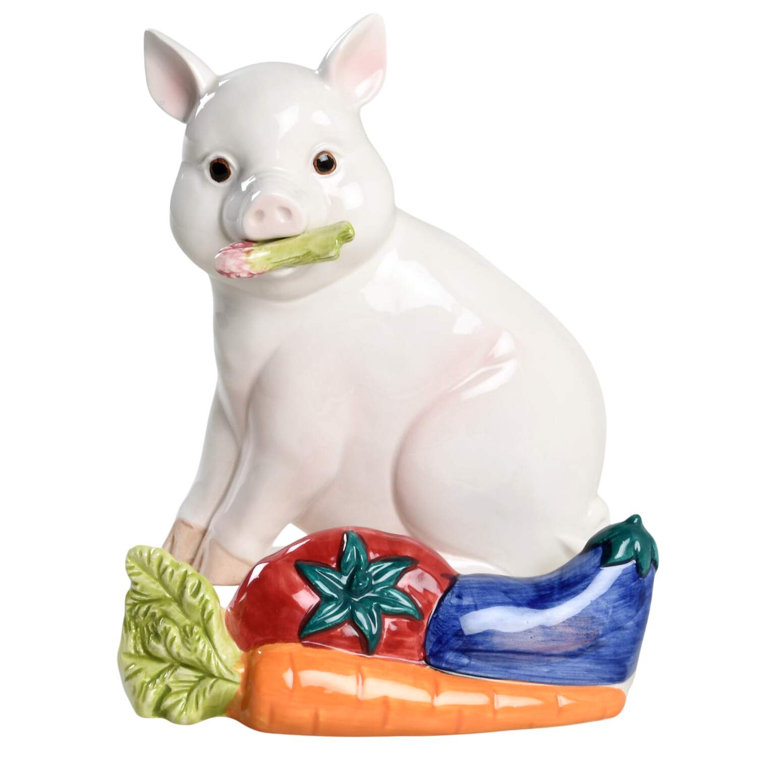 Vegetable Garden Figural Recipe Card Holder by Fitz & Floyd-1
