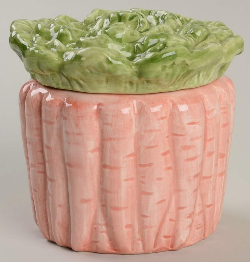 Vegetable Garden Sugar Bowl & Lid by Fitz & Floyd-1