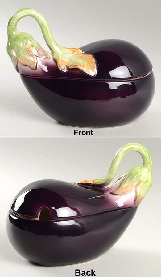 Vegetable Garden Sauce Boat & Lid by Fitz & Floyd-1