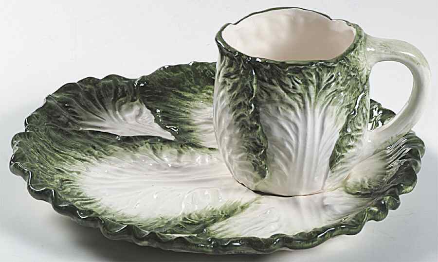 Vegetable Garden Snack Plate & Cup Set by Fitz & Floyd-1