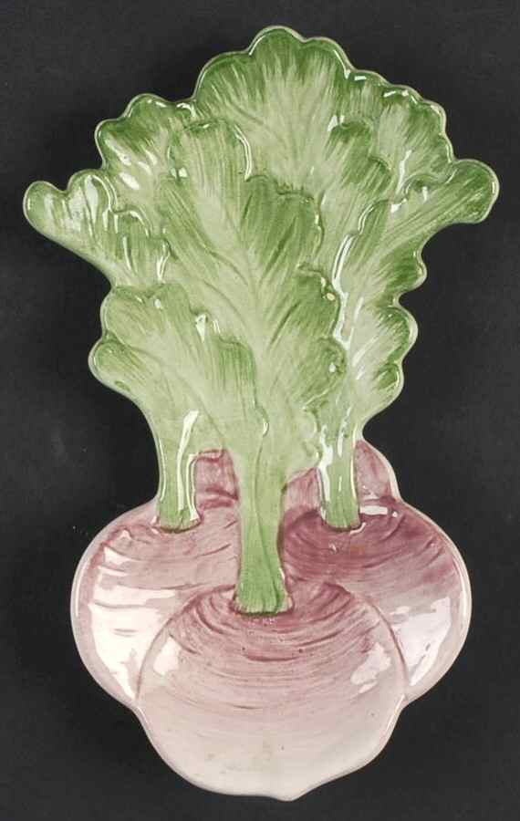 Vegetable Garden Spoon Rest/Holder (Holds 1 Spoon) by Fitz & Floyd-1