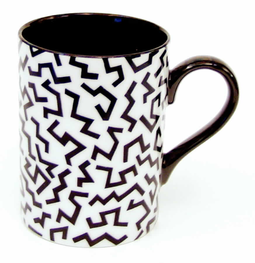 Venezia (Black & White) Mug by Fitz & Floyd-1