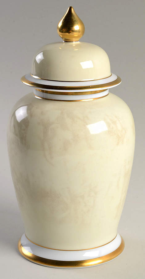 Versailles Crème Small Ginger Jar & Lid by Fitz & Floyd-1