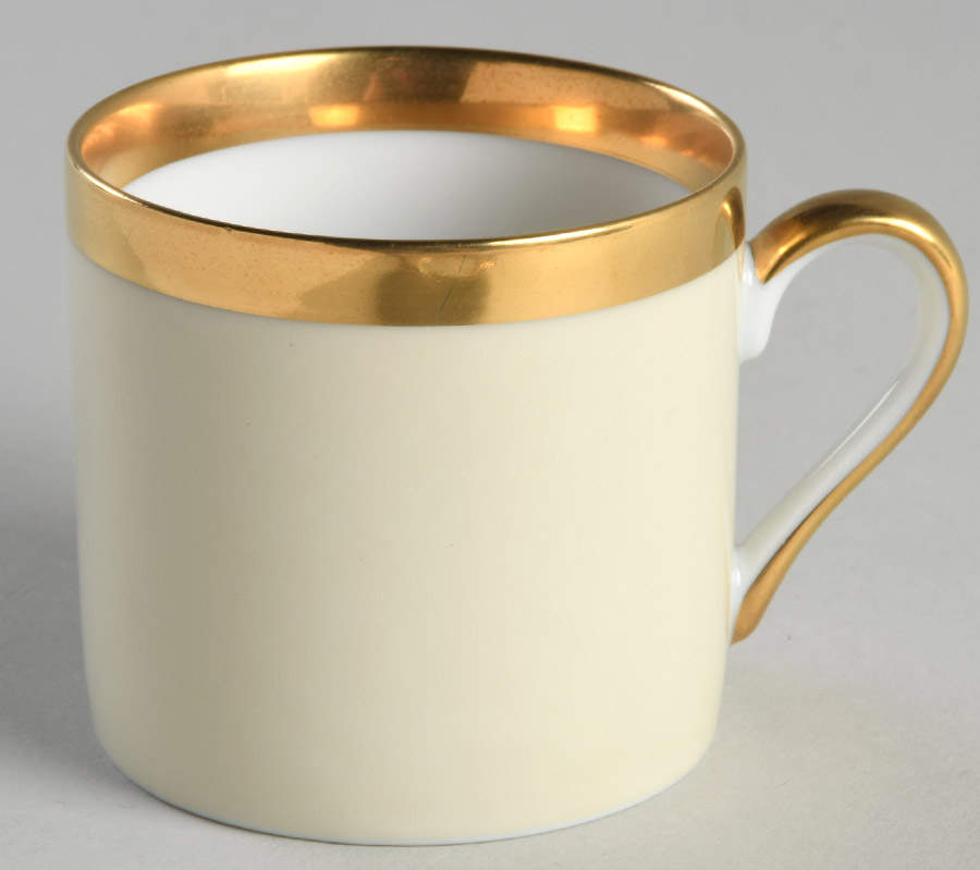 Versailles Crème Flat Demitasse Cup by Fitz & Floyd-1