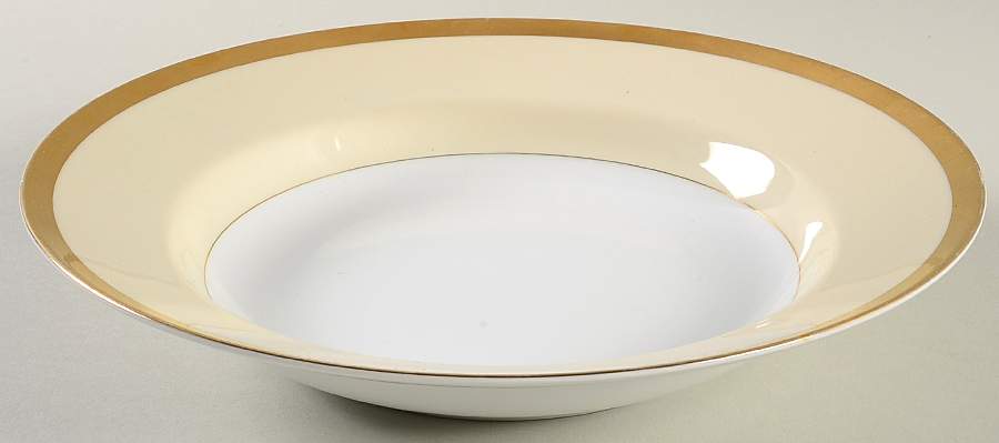 Versailles Crème Large Rim Soup Bowl by Fitz & Floyd-1