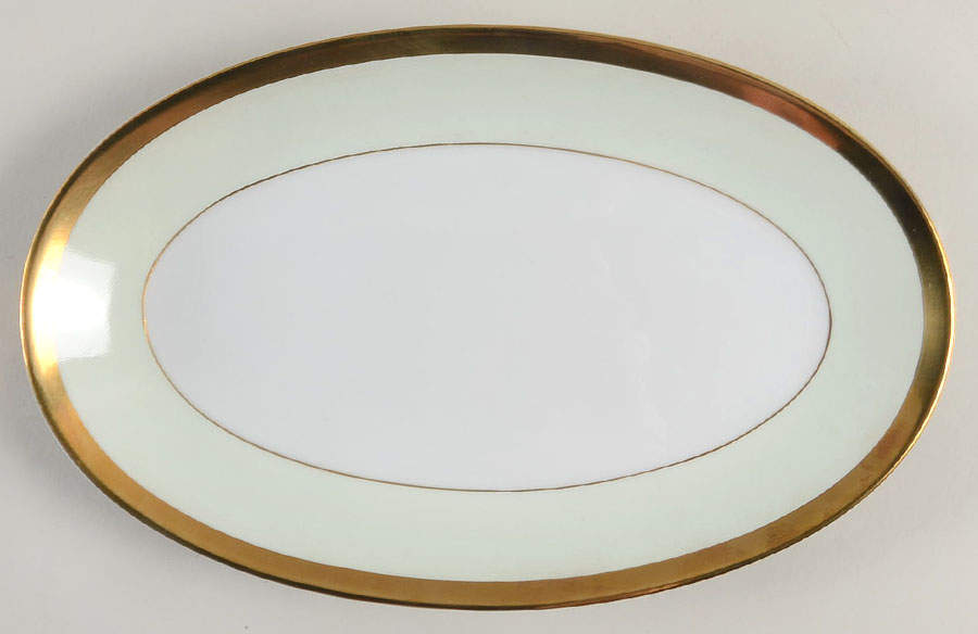 Versailles Mint Sherbet Relish/Gravy Underplate by Fitz & Floyd-1