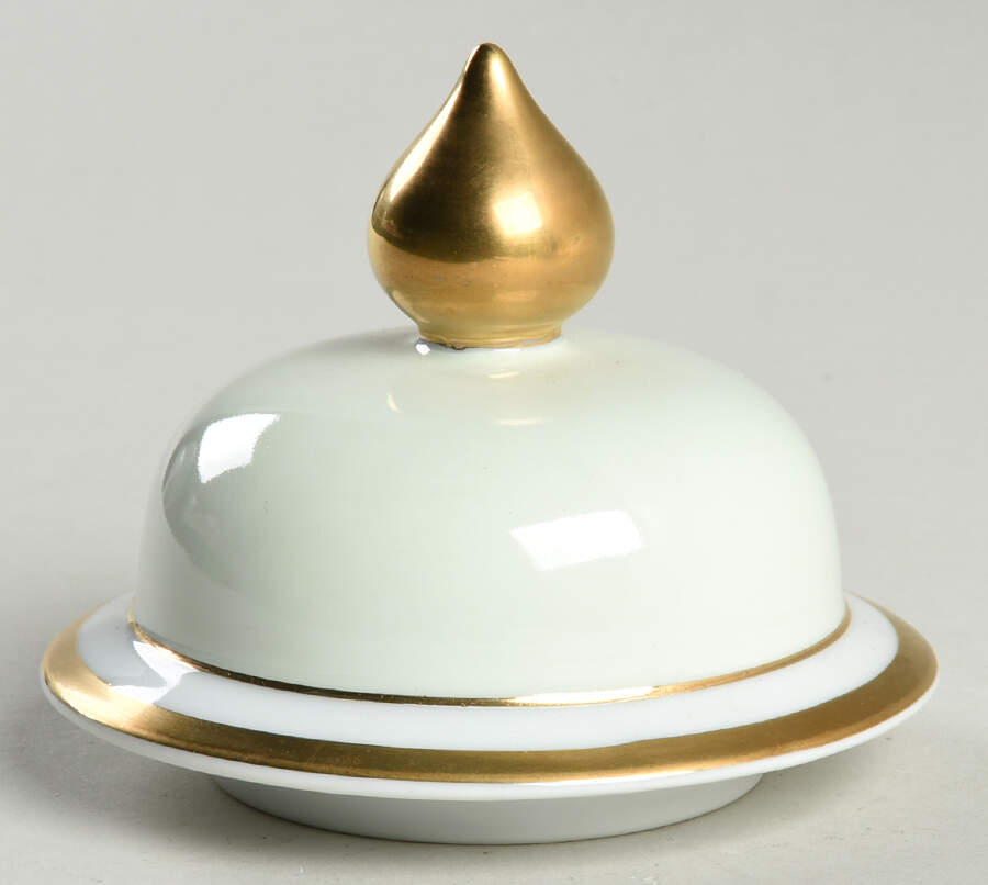 Versailles Mint Sherbet Lid for Small Ginger Jar by Fitz & Floyd-1