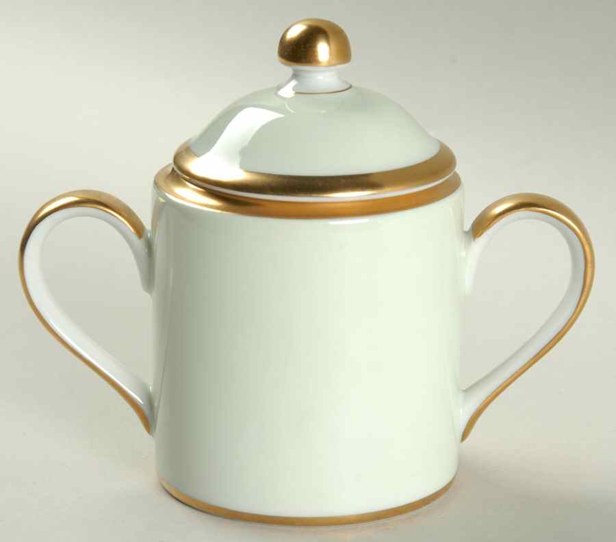 Versailles Mint Sherbet Sugar Bowl & Lid by Fitz & Floyd-1