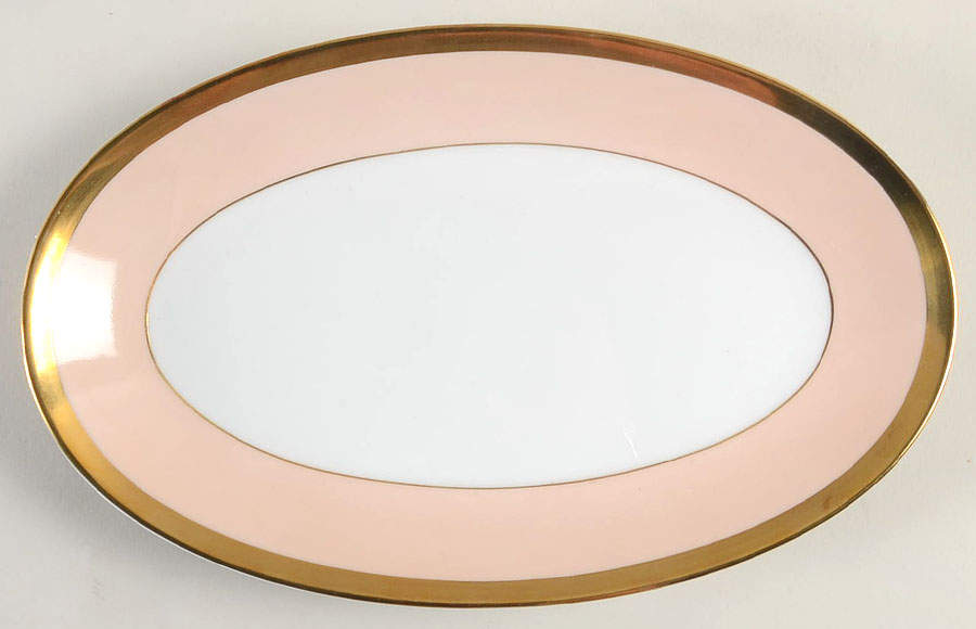 Versailles Shell Peach Relish/Gravy Underplate by Fitz & Floyd-1
