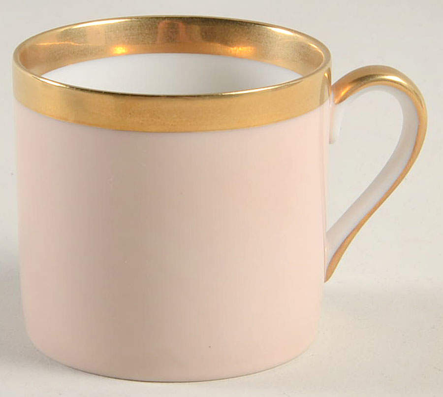 Versailles Shell Peach Flat Demitasse Cup by Fitz & Floyd-1
