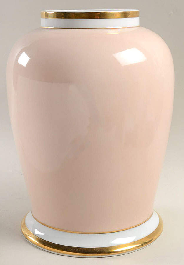 Versailles Shell Peach Large Ginger Jar No Lid by Fitz & Floyd-1