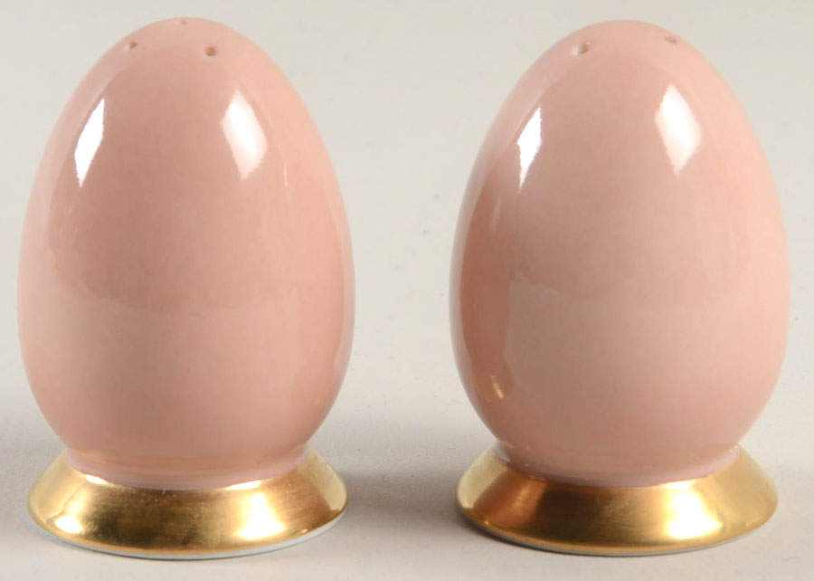 Versailles Dusty Rose Salt & Pepper Set by Fitz and Floyd-1