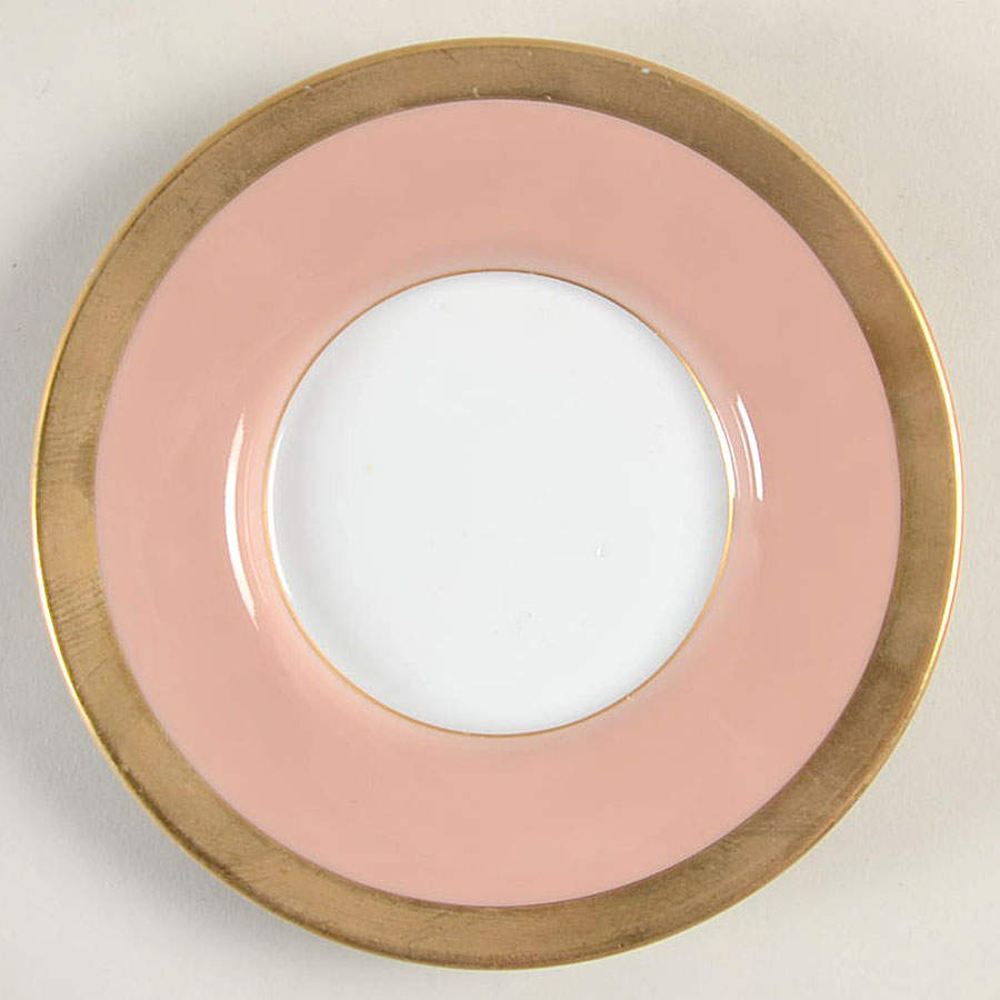 Versailles Dusty Rose Saucer for Demitasse Cup by Fitz and Floyd-1