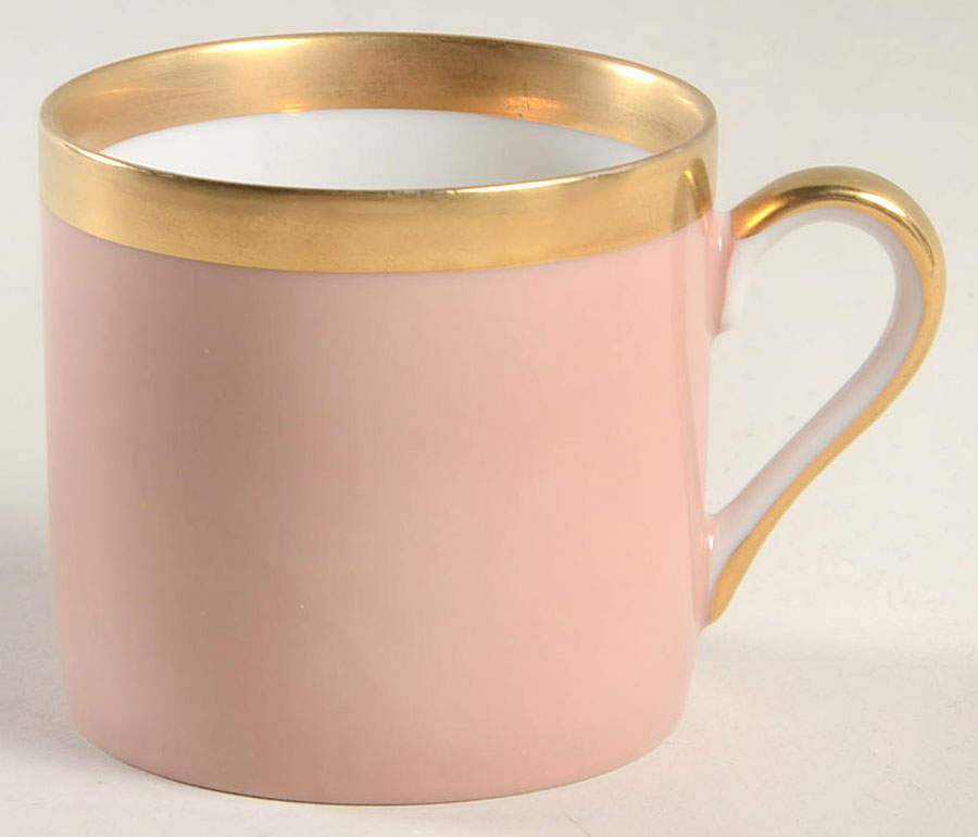 Versailles Dusty Rose Flat Demitasse Cup by Fitz and Floyd-1