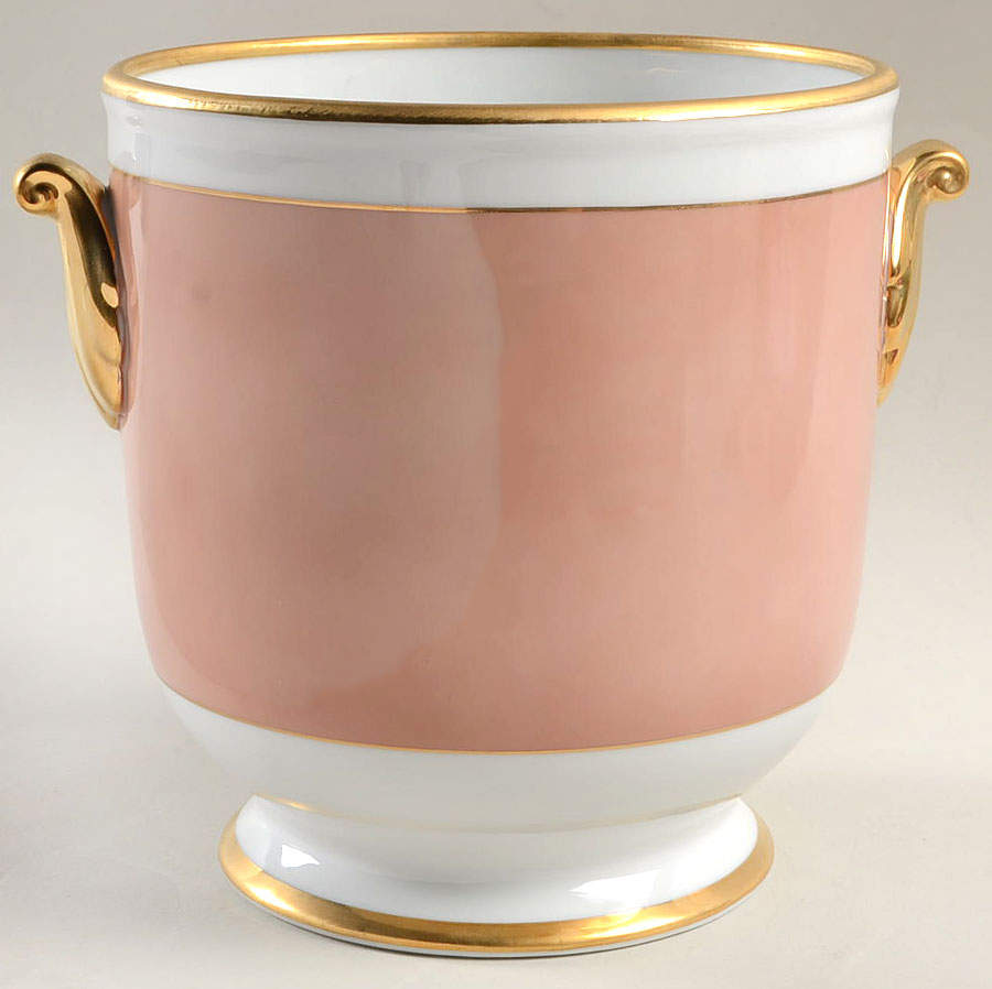 Versailles Dusty Rose 7" Cachepot by Fitz and Floyd-1