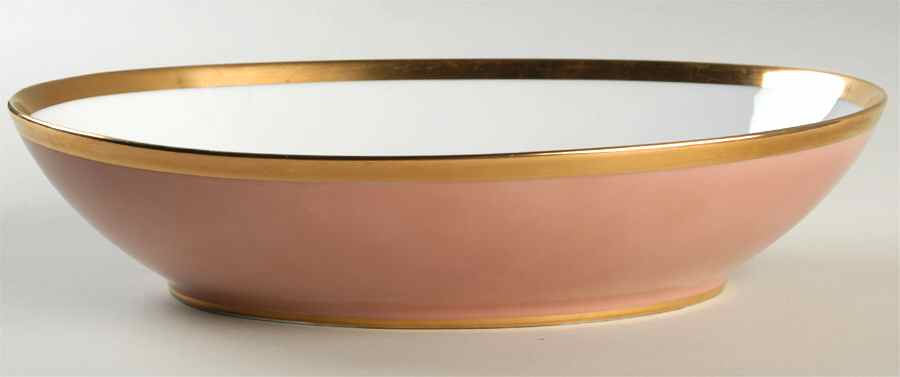 Versailles Dusty Rose 10" Oval Vegetable Bowl by Fitz and Floyd-1