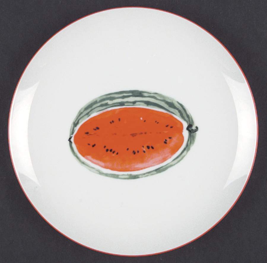 Watermelon Salad Plate by Fitz & Floyd-1