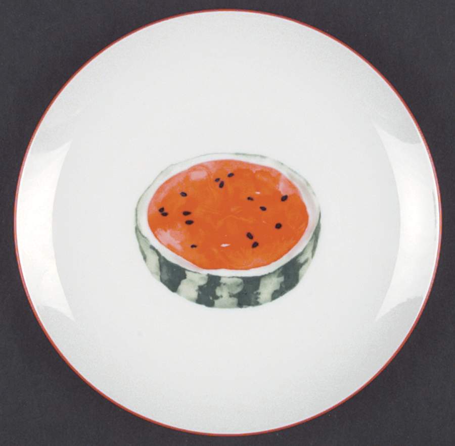 Watermelon Salad Plate by Fitz & Floyd-1