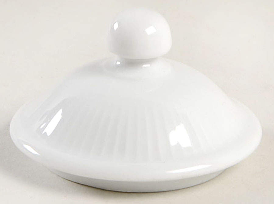 White Classic Lid for Sugar Bowl by Fitz & Floyd-1