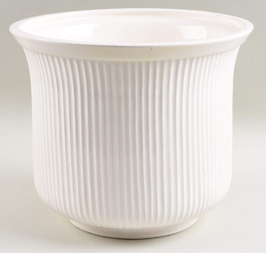 White Classic 7" Cachepot by Fitz & Floyd-1
