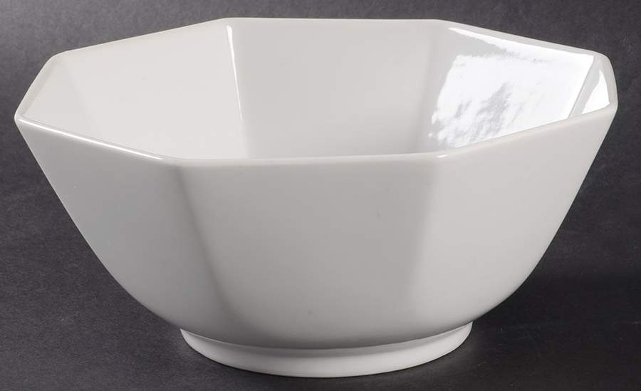 White Octagonal 7" Octagonal Vegetable Bowl by Fitz & Floyd-1
