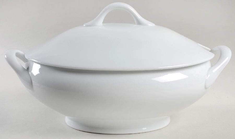 White Shoulders Tureen &  Lid by Fitz & Floyd-1