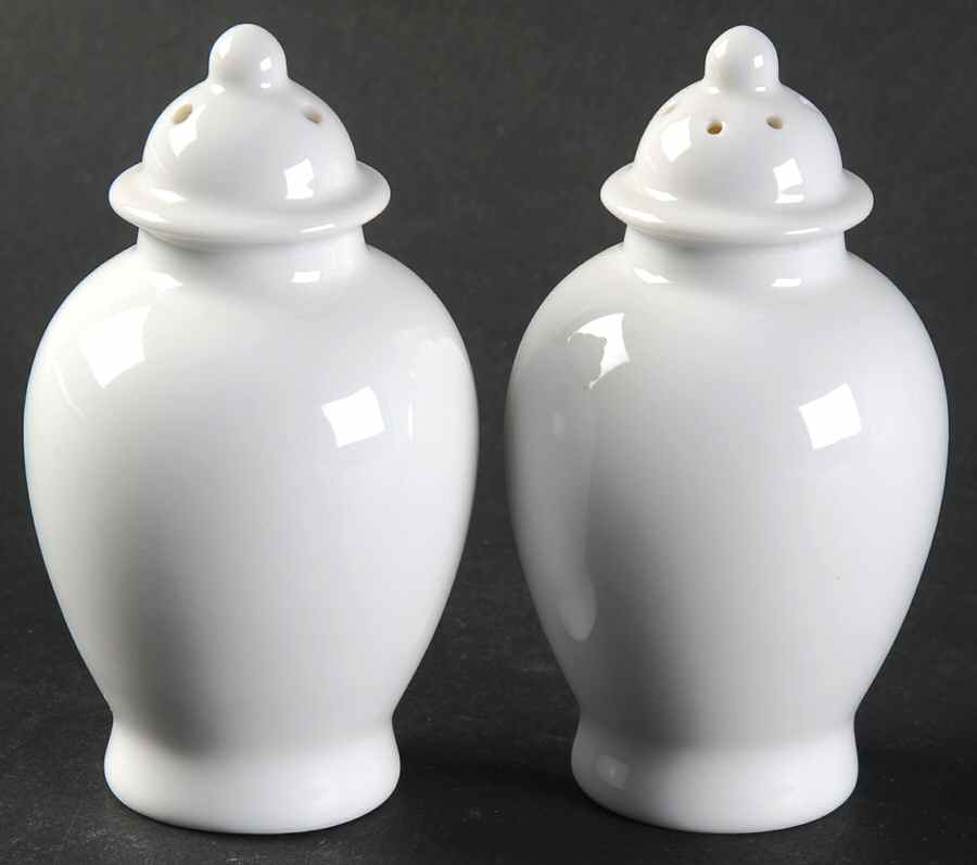 White Shoulders Salt & Pepper Set by Fitz & Floyd-1