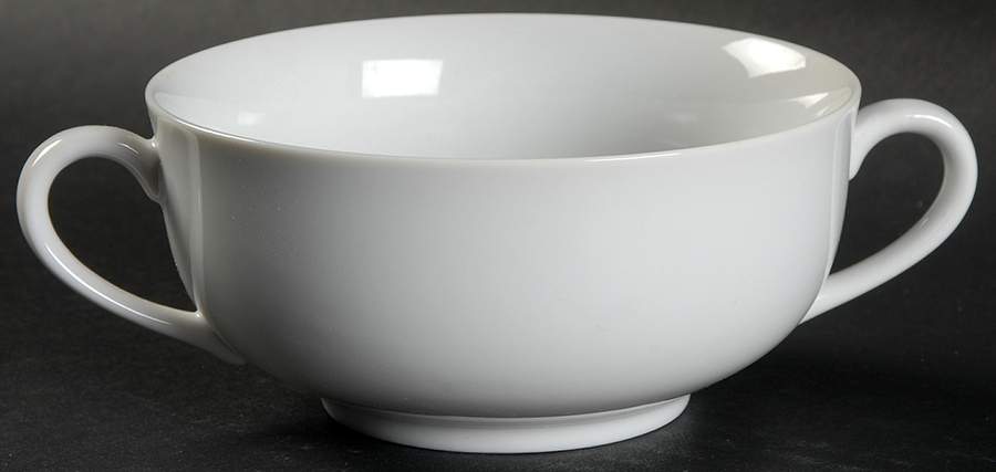 White Shoulders Flat Cream Soup Bowl by Fitz & Floyd-1