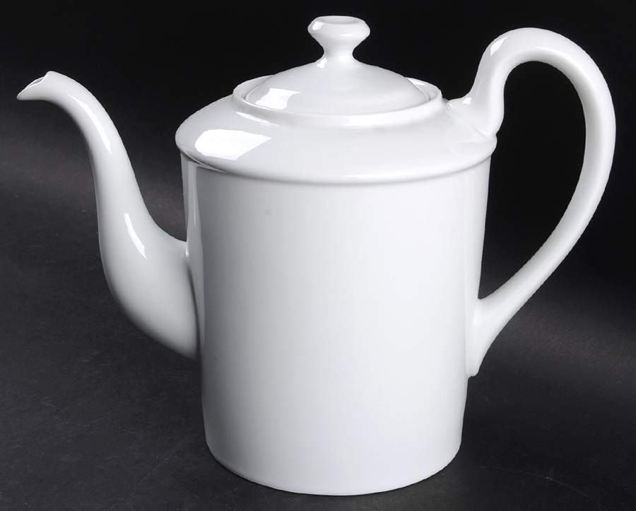 White Shoulders Coffee Pot & Lid by Fitz & Floyd-1