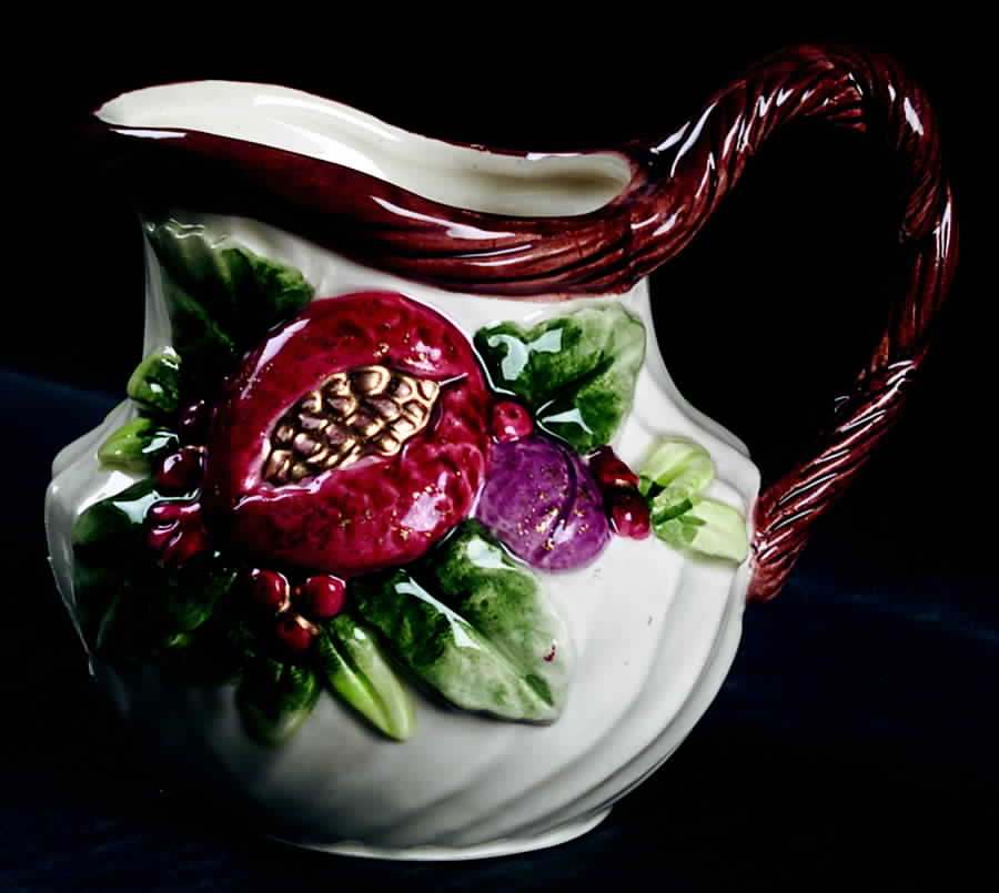 Winter Fruit Sculpted Creamer by Fitz and Floyd-1