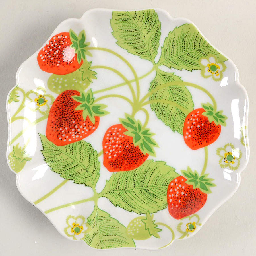 Wild Strawberry Canape Plate by Fitz & Floyd-1