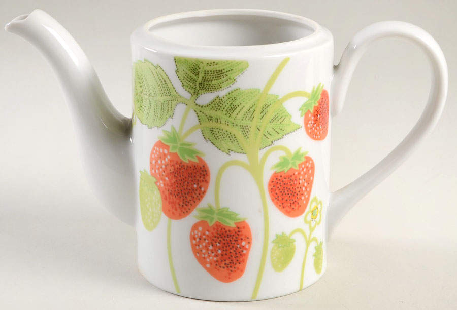 Wild Strawberry Small Coffee Pot No Lid by Fitz & Floyd-1