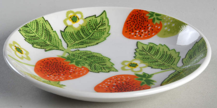 Wild Strawberry Underplate for 5" Flower Pot by Fitz & Floyd-1