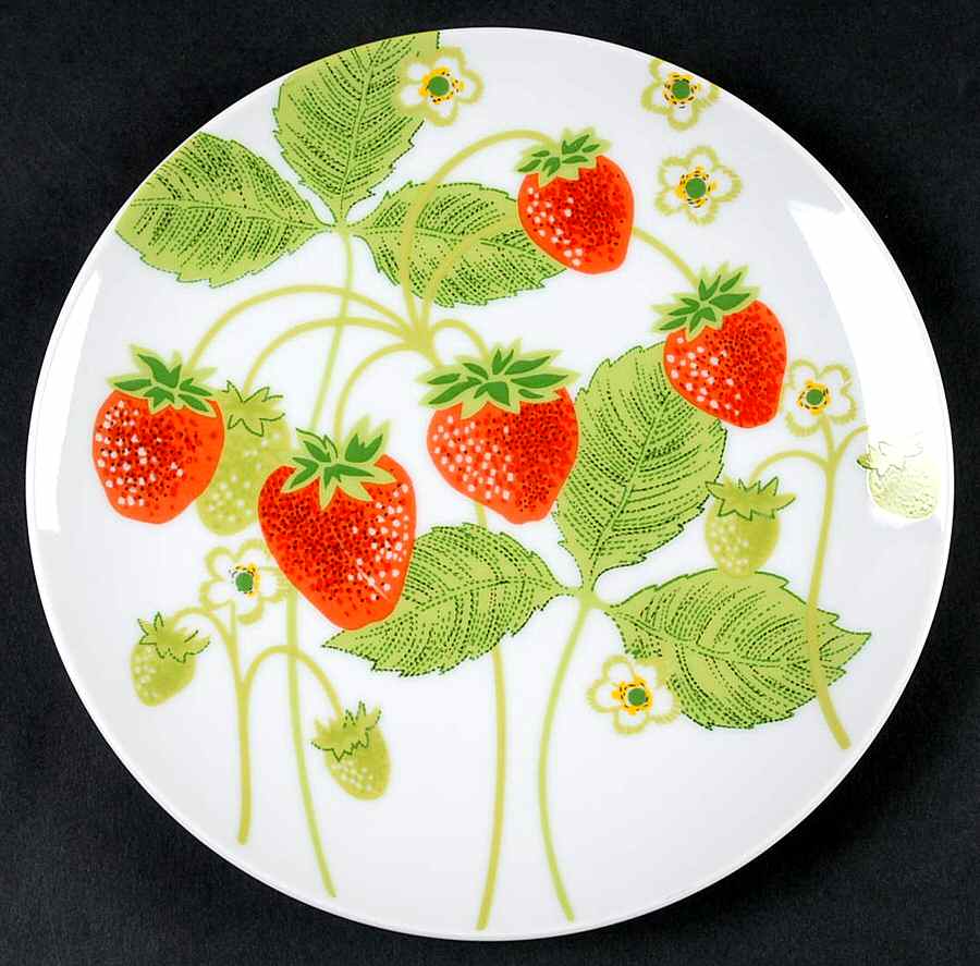 Wild Strawberry Salad Plate by Fitz & Floyd-1