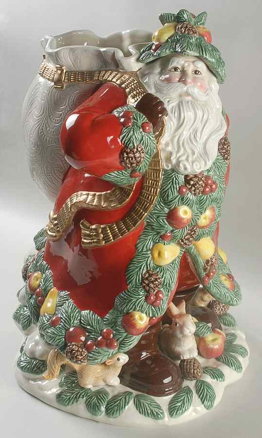 Woodland Santa Centerpiece by Fitz & Floyd-1