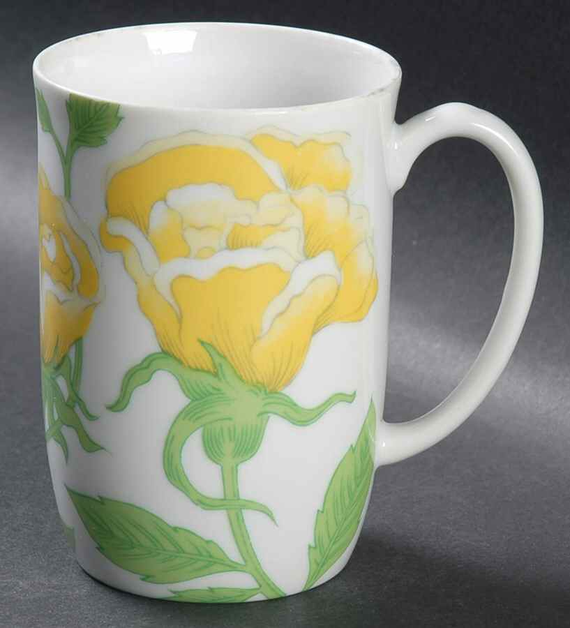Yellow Rose Mug by Fitz & Floyd-1