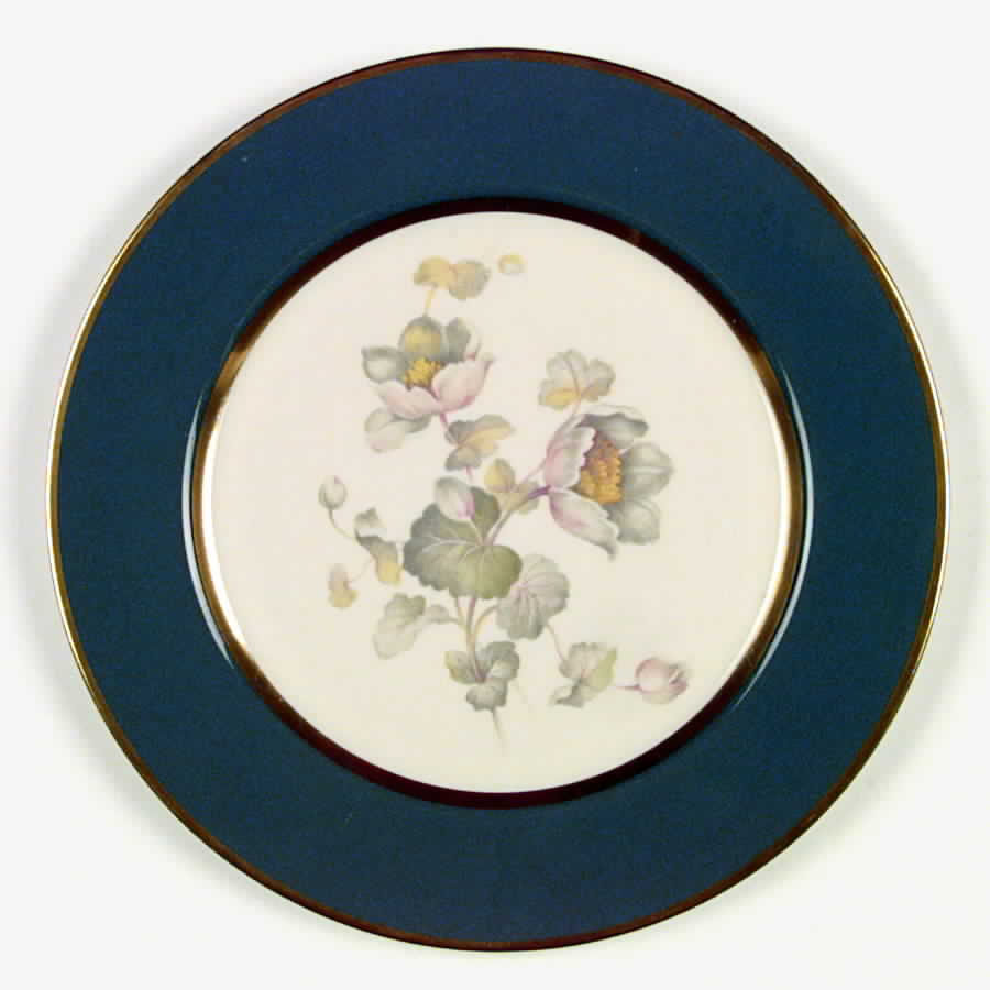 Anemone Teal Green Service Plate (Charger) by Flintridge-1