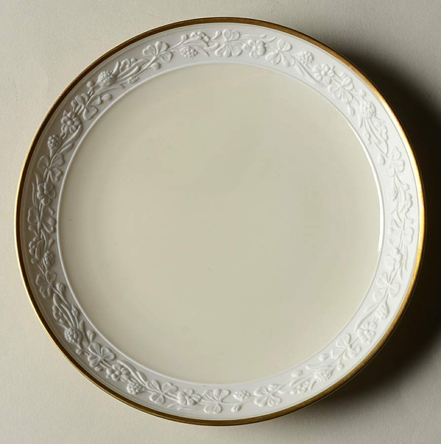 Ariana (Embossed, Gold Trim, Coupe) Bread & Butter Plate by Flintridge-1