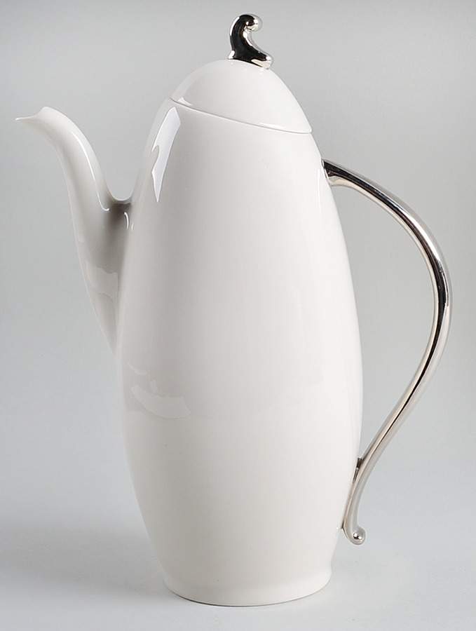 Bellmere (Rim & Coupe) Coffee Pot & Lid by Flintridge-1
